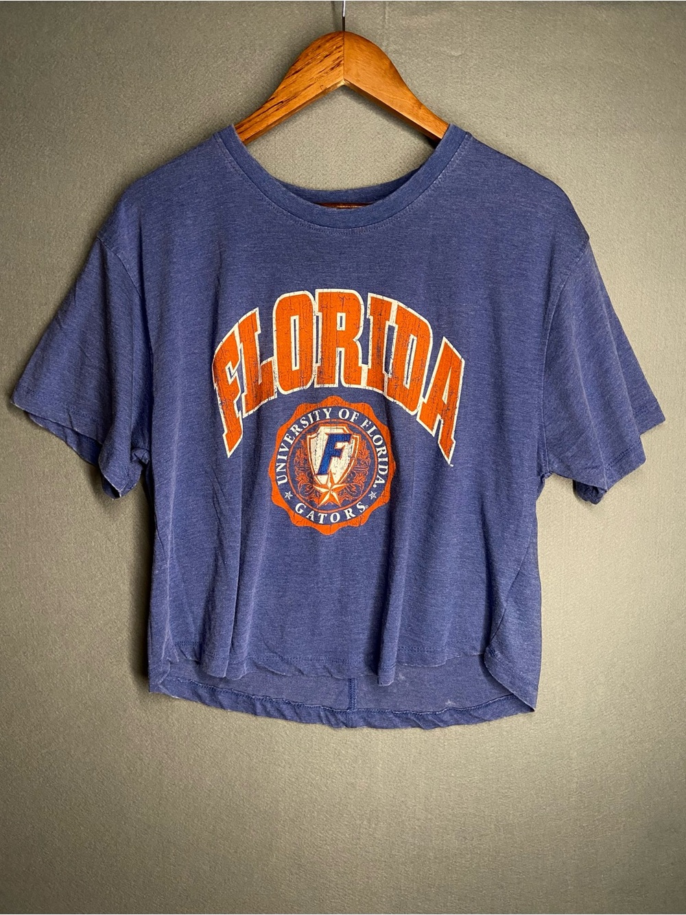 Florida Gators Blue Women’s XL Crop Tee